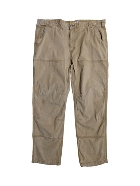 Carhartt 42x32 Double Knee Relaxed Fit Men's Chino Work Pants *Fair Condition*